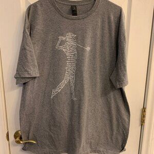 Golf Grey T Shirt Mens Size XXL